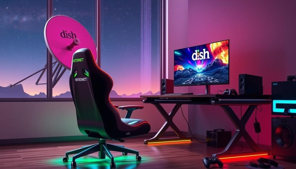 dish internet gaming