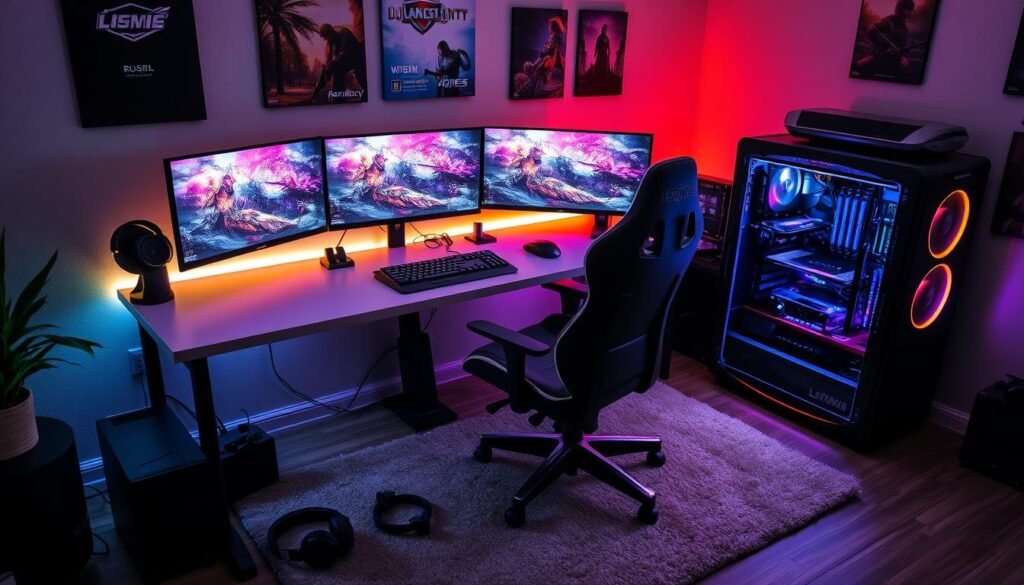 gaming setup