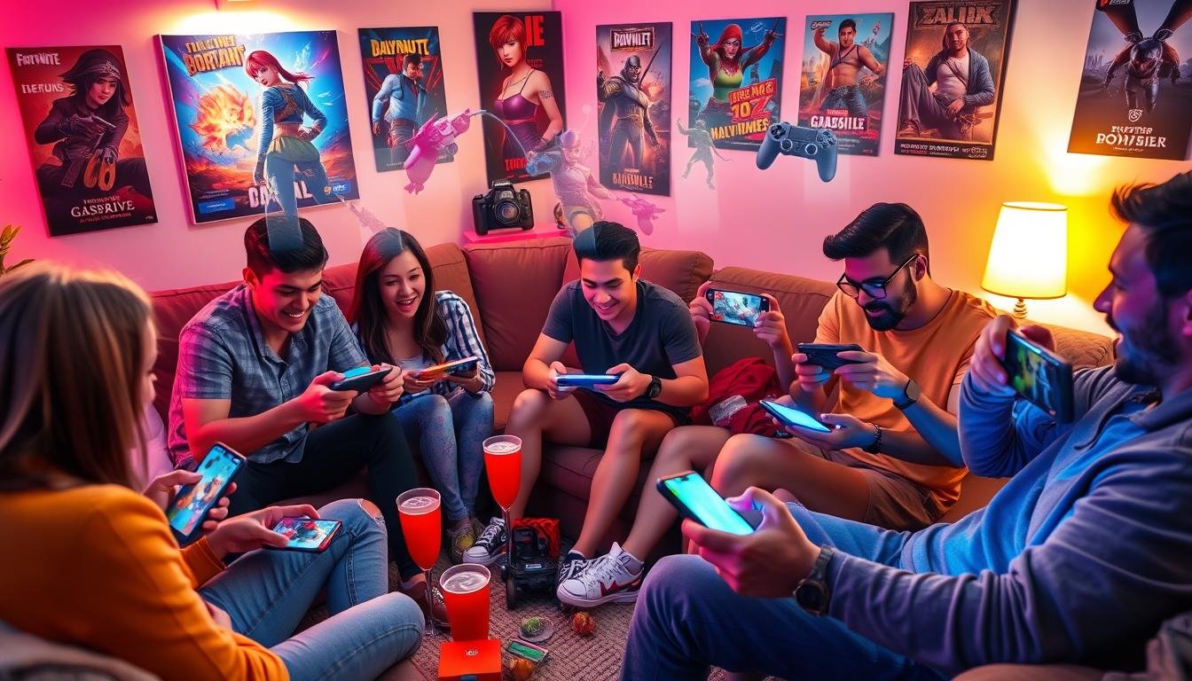 mobile gaming party