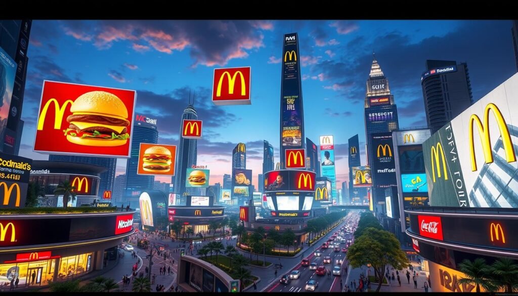 new mcdonalds floating internet ads