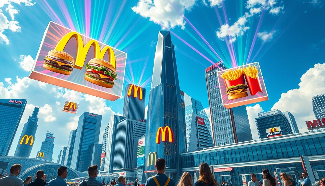 new mcdonalds floating internet ads