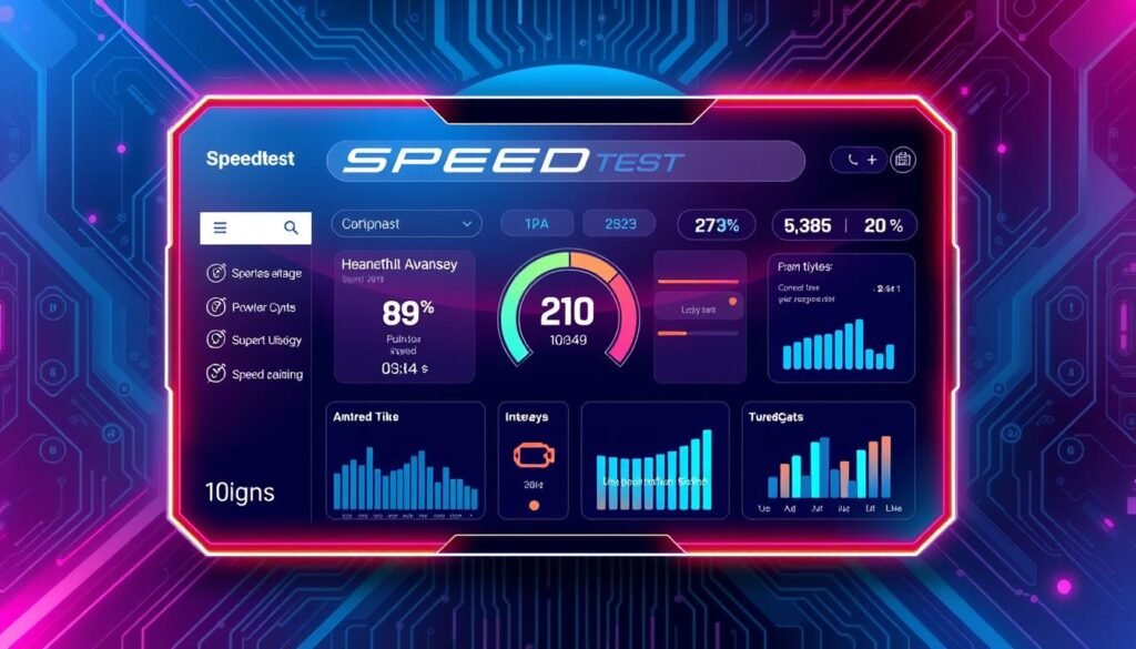 WOW speedtest interface