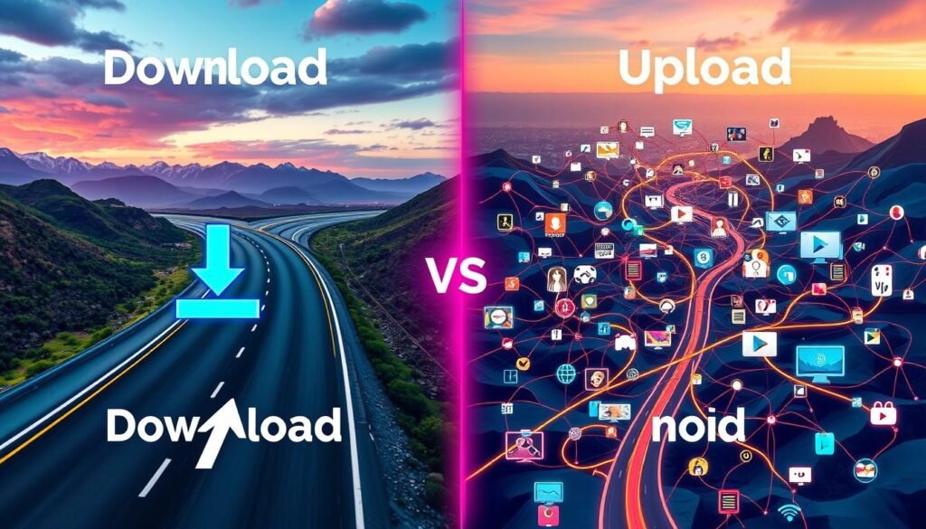 download vs upload speed